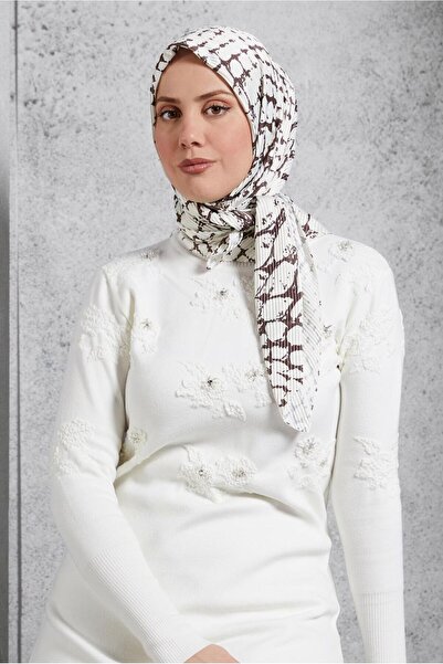 Alvina ALVINA 8211 نموذج وشاح بطيات نمط الأفعى