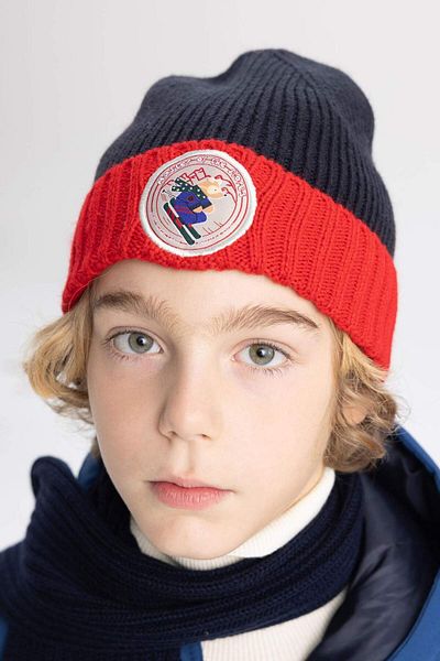 DeFacto Boy's Woven Label Beret A5452A823Wn