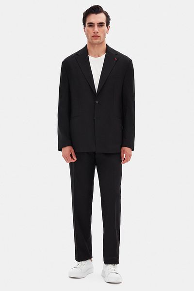 Twn Relaxed Black Suit