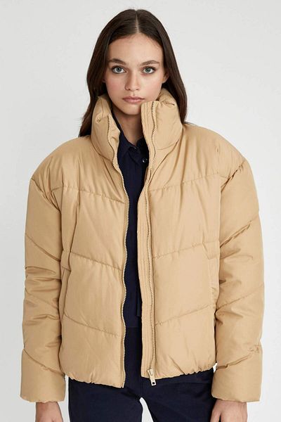 DeFacto Relax Fit Stand Collar Waterproof Puffer Jacket - A3631ax23wn