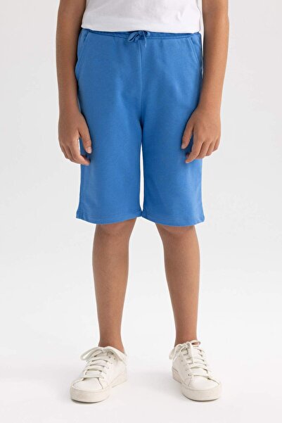 DeFacto Erkek Çocuk Regular Fit Sweatshirt Kumaşı Şort