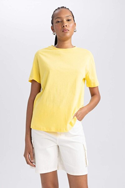 DeFacto Regular Fit Kısa Kollu Tişört B0642AXNS