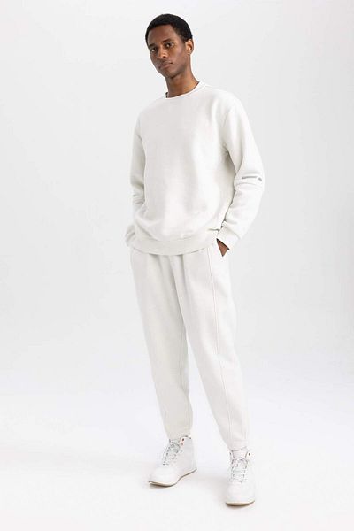 DeFacto Tepláky DeFactoFit Jogger Standard Fit Pas Šněrování Elastické nohavice Basic Plain s kapsou Y2283AZ23AU