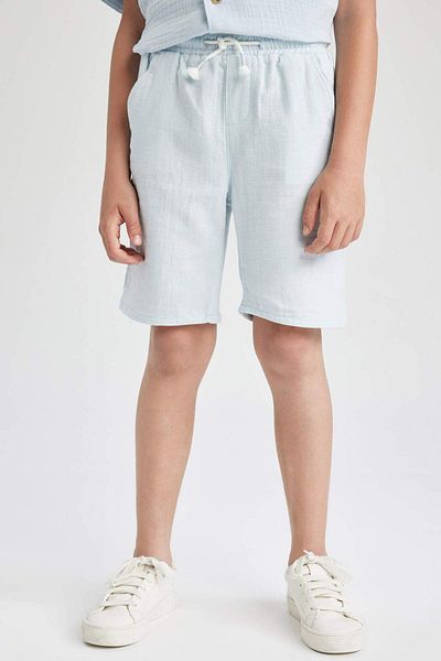 DeFacto Boy's Regular Fit Muslin Shorts Z5370A623Sm