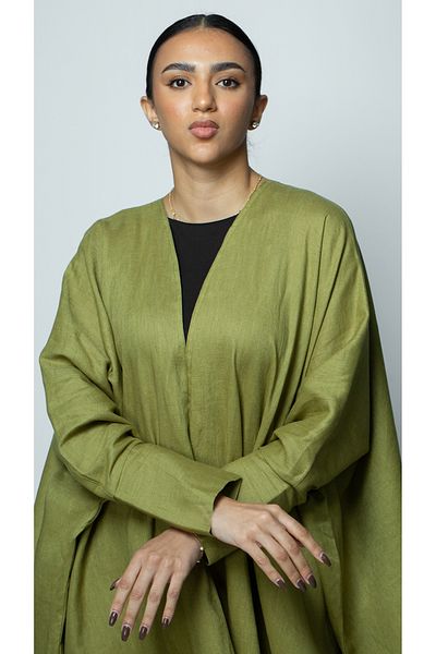 outline Earth Abaya is environmentally friendly.