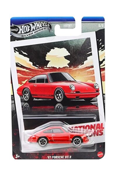 HOT WHEELS سلسلة الفضة 67 بورش 911 R JBY86
