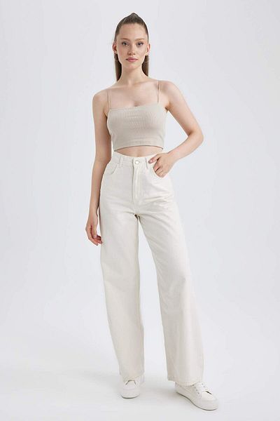 DeFacto Cool Fitted Ribbed Camisole Athlete