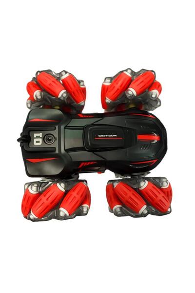 CToys 360 Derece Dönen Şarjlı Uzaktan Kumandalı Saatli Araç Kırmızı G132A