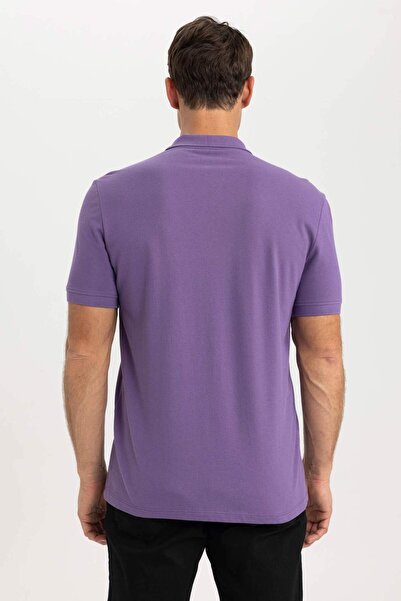 DeFacto Μπλουζάκι με κοντό μανίκι 100% βαμβακερό Polo Basic M7676AZ23SP