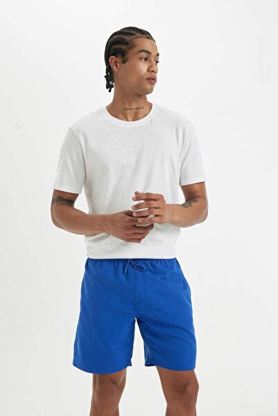 DeFacto Regular Fit Diz Üstü Deniz Şortu N0132az23hs