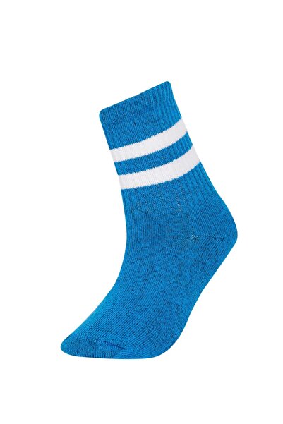 DeFacto Момчешки памучни дълги чорапи, 3 чифта A6663A8NS