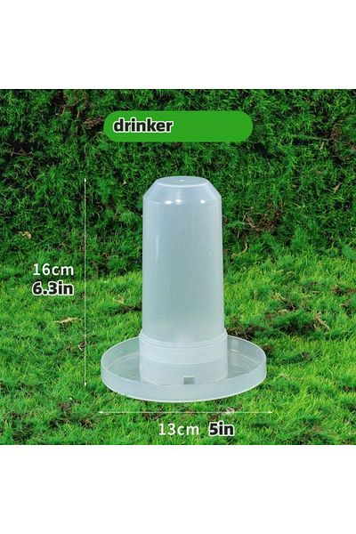 Choice Drinker 1pc Automatic Bird Feeder and Water Dispenser for Parrots, Chickens, Pigeons - Convenient an