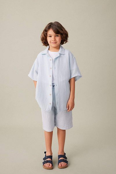 DeFacto Boy's Regular Fit Muslin Shorts Z5370A623Sm