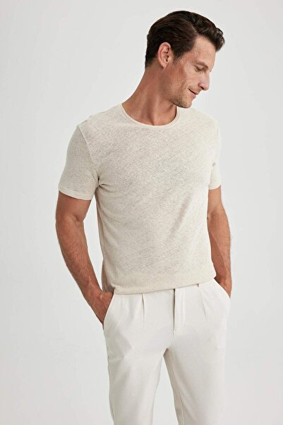 DeFacto Μοντέρνο μπλουζάκι με κοντό μανίκι Z8228AZ23SM