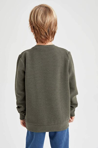 DeFacto Erkek Çocuk Bisiklet Yaka Sweatshirt Z2511A623SP