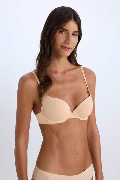 DeFacto Fall in Love Half Pushup Padded Basic T-Shirt Bra Z3350Az22Wn