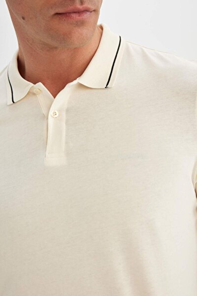 DeFacto Сучасний фіт поло з коротким рукавом, 100% бавовна, футболка Z1928AZ23SP