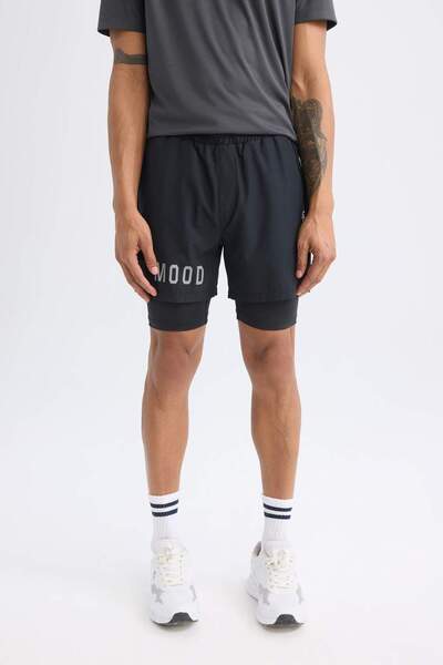 DeFacto Fit Slim Fit Sporcu Dokuma Şort Z2147az22au
