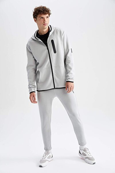 DeFacto Спортивні штани Slim Fit Jogger - на резинці, з кишенями, прямим кроєм S3309az23sp