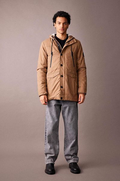 DeFacto Slim Fit Hooded Plush Lining Parka R6780Az22Wn