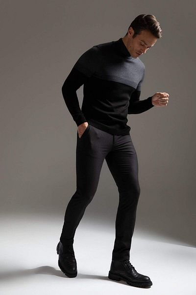 DeFacto Pantaloni chino cu croiala personalizata cu buzunare picior drept Y8095AZ22WN