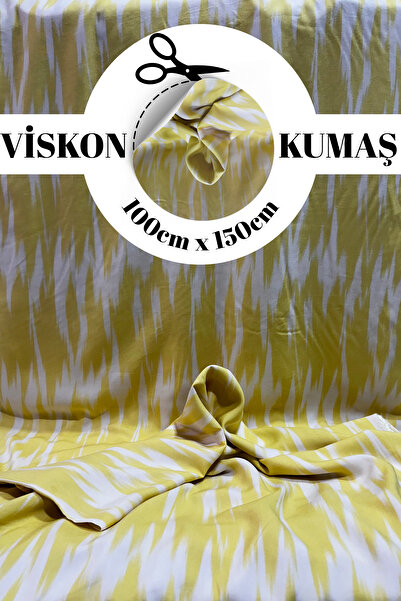kumaş sarayı Viskon Kumaş Elbiselik Tuniklik Dökümlü Nefes Alan Kumaş - 150 c...