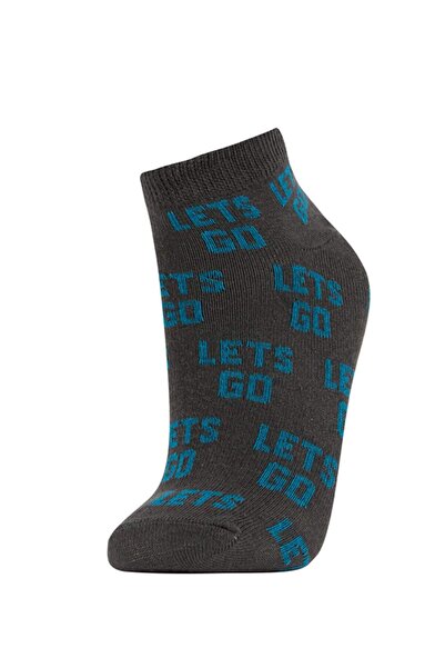 DeFacto Boy's 3-Piece Cotton Booties Socks V7386A6Ns
