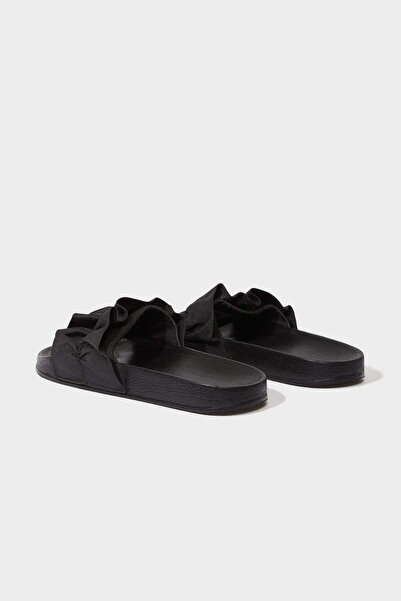 DeFacto Kadın Düz Taban Suni Deri Terlik