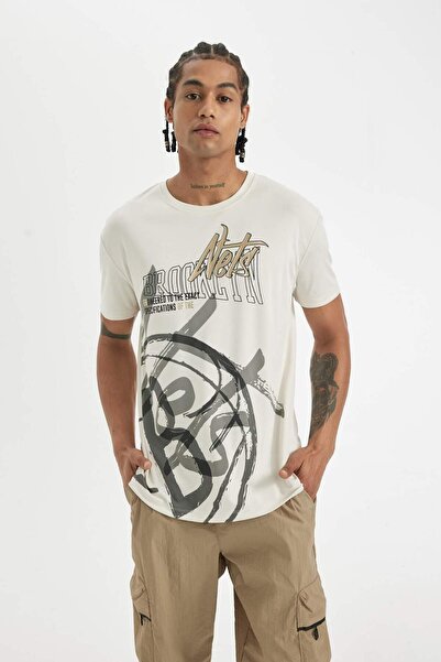 DeFacto DeFactoFit NBA Brooklyn Nets majica od teške tkanine X8074AZ22HS