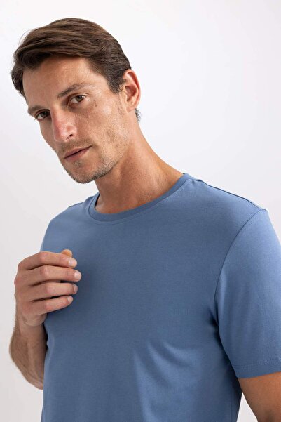 DeFacto Μπλουζάκι Basic Crew Neck Regular Fit M7666AZ22SP