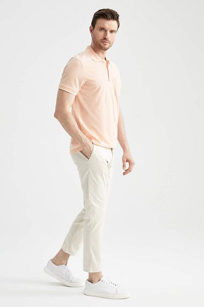 DeFacto Základní kalhoty Regular Fit Chino U6543AZ22SP