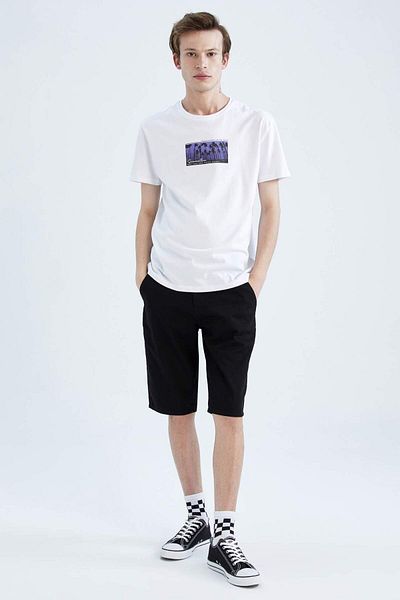 DeFacto Regular Fit Waist Lace Bermuda Shorts R2057Az22Sm