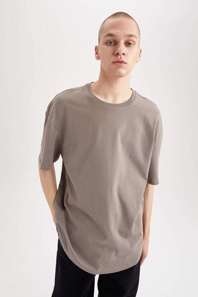 DeFacto Μπλουζάκι με κοντό μανίκι Coool Comfort Fit Crew Neck Basic W7659AZ22SP