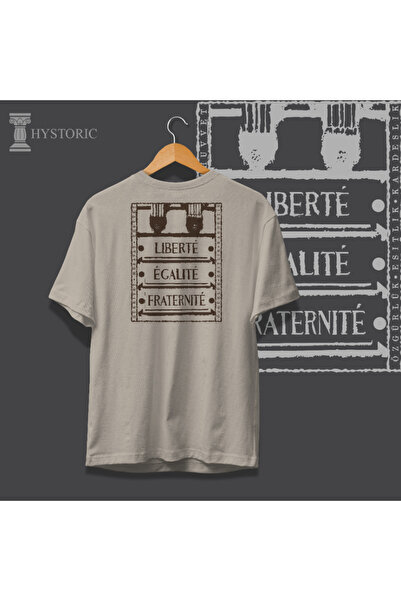 Hystoric Wear تي شيرت مطبوع عليه الحرية مقاس كبير