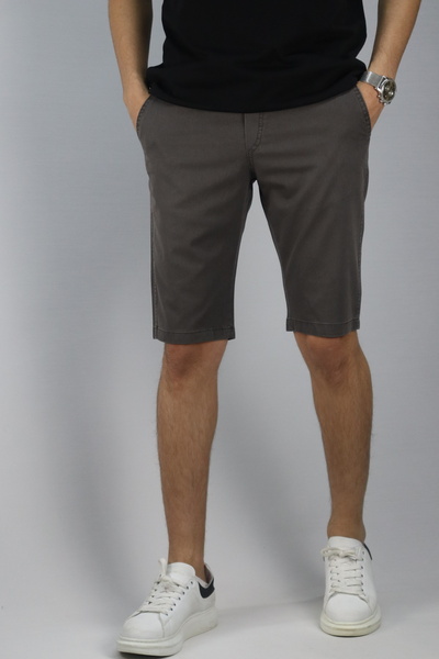 inpool Men's Sulfur Washed Waist Lace-up Flexible Fit Shorts 248