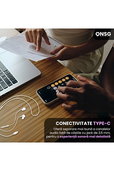 Samsung Usb-c Headphones Eo-ic100, Akg Sound, Dual-way Speakers, Microphone, White