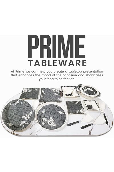 Prime  Melamine 47 Pcs Dinner Ware Set for 8 Persons