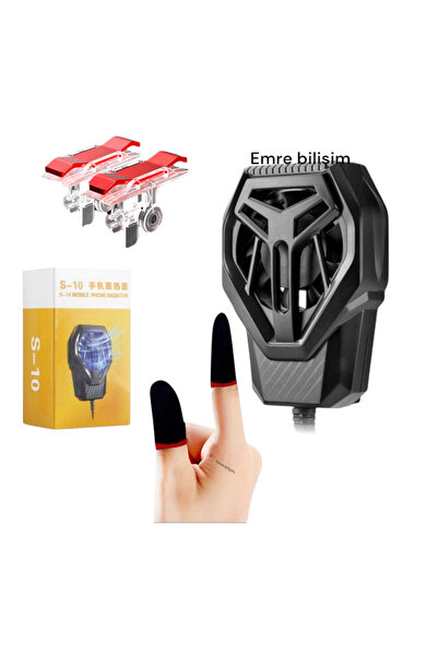 gökkuşağı store Telefon Soğutucu Fan Siyah Model: Boyut: 80MM × 50MM ×35MM Ağ...