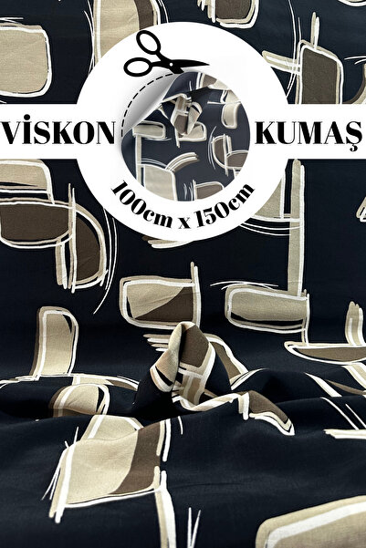 kumaş sarayı Viskon Kumaş Elbiselik Tuniklik Dökümlü Nefes Alan Kumaş - 150 c...