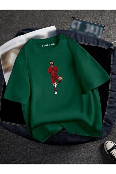 DM DOLCE MORE TRICOU UNISEX CU IMPRIMEU JUCĂTOR DE FOTBAL OVERSIZE CU IMPRIMEU