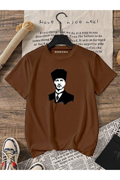 DM DOLCE MORE TRICOU UNISEX OVERSIZE CU IMPRIMEU ATATURK