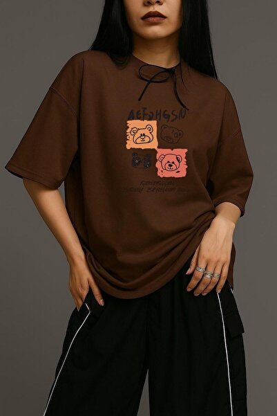 DM DOLCE MORE TRIUC DE Mărime mare UNISEX CU IMprimare BEAR