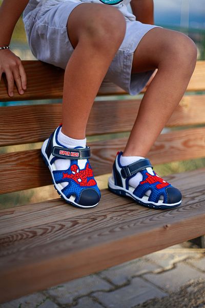Superkids Boy's Spiderman Orthopedic Summer Sandals Shoes