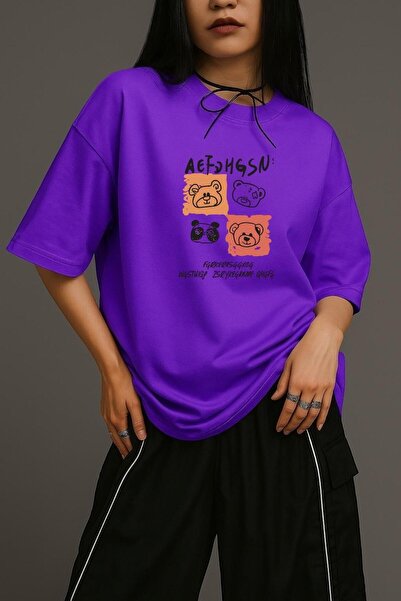 DM DOLCE MORE TRIUC DE Mărime mare UNISEX CU IMprimare BEAR