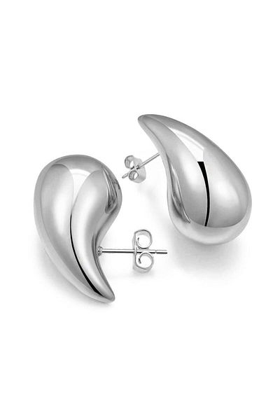 Chavin Steel Drop Design Gray Women's Earrings Eu05By
