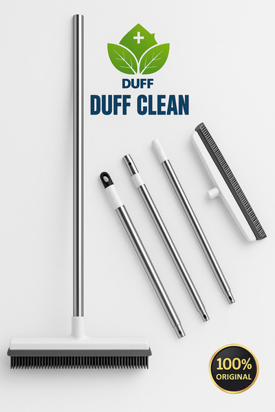 DUFF CLEAN Çekpas Kauçuk Fırça Paspas Mop / Banyo Vip Turbo Temizlik / Ev Araba Zemin Temizlik