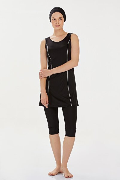 ROZAMAY 9098-24 Μαύρο Μαργκά Ημι-Κλειστό Μαγιό