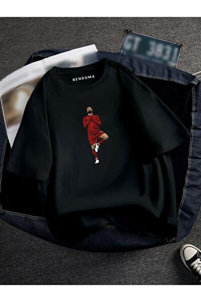 DM DOLCE MORE TRICOU UNISEX CU IMPRIMEU JUCĂTOR DE FOTBAL OVERSIZE CU IMPRIMEU