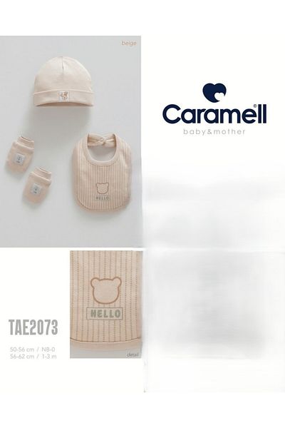 Caramell My Baby Kumsal Set of 4 Accessories Gloves Apron Beanie Hello Forest 2073