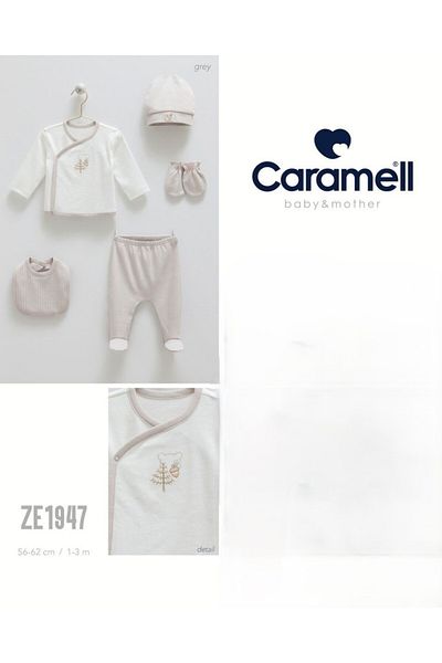 Caramell My Baby Kumsal 100% Cotton 5-Pack Hospital Release Hello Forest Hello Forest Patterned 1947